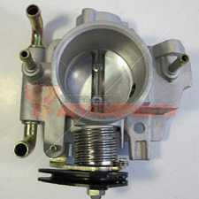 Патрубок дроссельный 2112 (без датчиков, Диам 46, Ref.2112-1148010-12)