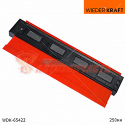 Линейка профильная кузовная 250мм с фиксатором WIEDERKRAFT (блистер)