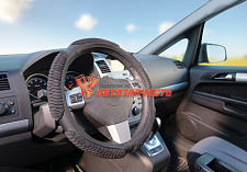 Оплетка руля "M" d=38 спонж Colorado ЧЕРНЫЙ@