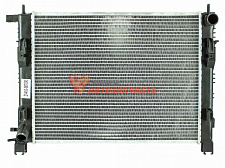 Радиатор охлаждения 2180 LADA Vesta (15-), Renault Logan II (14-), А/С +, МТ /паяный,двухряд/