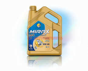 Масло моторное MIRAX MX5 10W40 SL/CF, A3/B4  4 л