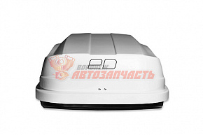 Бокс автомобильный Магнум 420 (белый, тиснение "карбон") (1990*740*420) Быстросъём