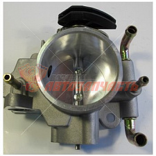 Патрубок дроссельный 2112 (без датчиков, Диам 52, Ref.21203-1148110)