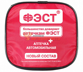 Аптечка автомобильная первой помощи ФЭСТ (приказ 260н) СОСТАВ с 01.09.24 /мягкий футляр/