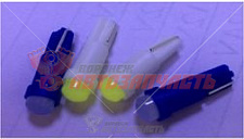 Лампа светодиодная 12V W1,2W T5 (красный,1 диод) T5-COB-12V Red