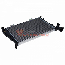 Радиатор охлаждения 2107 "ДЗР" алюминиевый (КАРБЮРАТОР)/ с отверстием под датчик температуры/