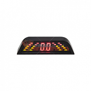 Парктроник Sho-me Y-2630N04 Black / 4 датчиков цв.диспл.дуга/перех.кольца, 21.5mm