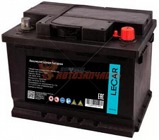 Аккумуляторная батарея  60Ah прямой (540А) LECAR 242х177х190