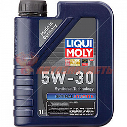 Масло моторное LiquiMoly Optimal Synth 5w30 1л НС-синтетическое (SL/CF;A3/B4)