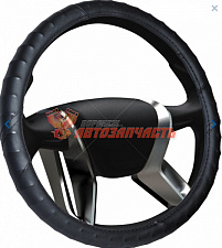 Оплетка руля "L" d=40 см винил ЧЕРНЫЙ