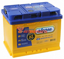 Аккумуляторная батарея  60Ah прямой (600А) AKOM EFB 242х177х190