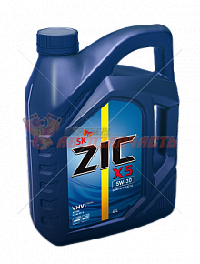 Масло моторное ZIC X5  5w30  4л полусинтетика 