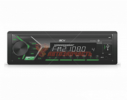 Автомагнитола ACV AVS-814BB / 1din/голубая/Bluetooth/USB/AUX/SD/FM/4*50