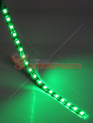 Светодиодная лента  30 см-LED STRIP LIGHT 5050 BLACK-GREEN 12V 3910 