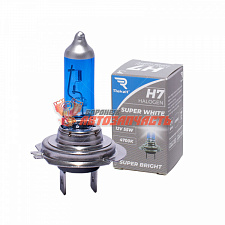 Лампа галогенная H7 12V 55W Rekzit Super White (4700K)