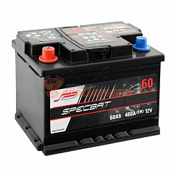 Аккумуляторная батарея  60Ah прямой (480A) SPECBAT (242х175х190)