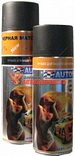 Краска Автон акрил черная матовая аэр 650 мл +25%