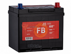 Аккумуляторная батарея ASIA 60Ah обратный (500A) (JIS) FB  (230x172x220) КОРЕЯ