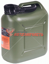 Канистра пластик 10 л АвтоDело для ГСМ усиленная (с заливным устройством)