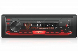 Автомагнитола ACV AVS-816BR / 1din/красная/Bluetooth/USB/AUX/SD/FM/4*50