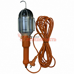 Лампа переносная универсальная ТОП АВТО 5 метров, 220В/60Вт (с выключателем, подвесной крюком)