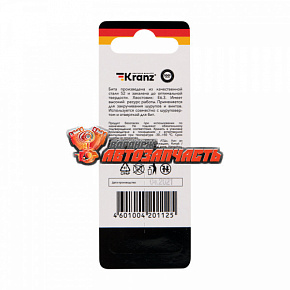 Бита для шуруповерта Torx T27х50 мм (2 шт./уп.) Kranz