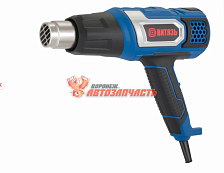 Пистолет тепловой 2,2кВт 350/600С 300-500л/мин с насадками/плавн. регулировка темп. Витязь
