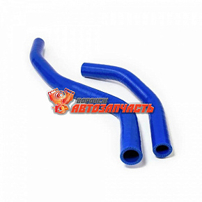 Комплект патрубков печки 1118 силикон (2шт) A-RUS