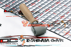 Ролик прикаточный 25 мм с деревянной ручкой Dreamcar