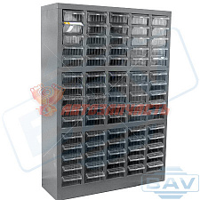 шкаф металлический для КЛИПС 65*95*22см (75 ячеек по 3 отделения)