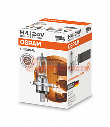 Лампа галогенная H4 24V75/70W OSRAM 
