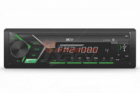 Автомагнитола ACV AVS-814BG / 1din/зеленая/Bluetooth/USB/AUX/SD/FM/4*50