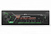Автомагнитола ACV AVS-814BG / 1din/зеленая/Bluetooth/USB/AUX/SD/FM/4*50