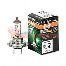 Лампа галогенная H7 12V 55W +30% OSRAM ALLSEASON увеличенный срок службы PX26d 