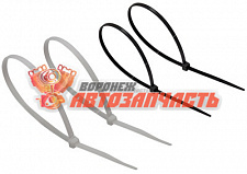 Стяжка нейлоновая белая 4,8*300 /в уп 100шт./