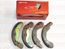 Тормозные колодки барабанные задние Chevrolet Aveo 1.2-1.5 05-08-(T300) 11-Spark (M300) 1.01.2 10-