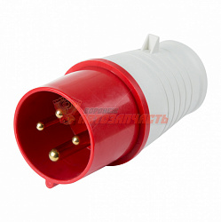 Вилка 024 переносная 3Р+РЕ 32А 380В IP44 REXANT