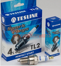 Свечи 2101-08 /0,9мм/карбюратор (к-кт 4шт.) TESLINE