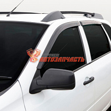 Дефлекторы на боковые стекла 1118 Lada Kalina 2004-2018 /седан/хетчбек/накладные/скотч/к-т 4шт./