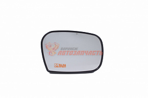 Зеркальный элемент 21214 SOLINA белый правый с обогревом сферический