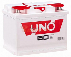 Аккумуляторная батарея  60Ah обратный (510A) UNO (242х175х190)