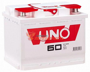Аккумуляторная батарея  60Ah обратный (510A) UNO (242х175х190)