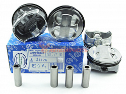 Поршни 21126 (82,0) A СТК (+пальцы,кольца)