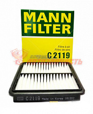 Фильтр воздушный МАNN C 2119 Daewoo Matiz