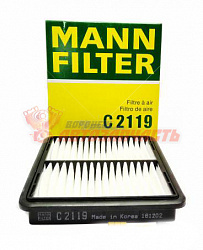 Фильтр воздушный МАNN C 2119 Daewoo Matiz