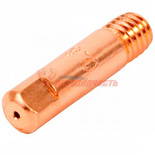 Наконечник сварочный М6х25мм медный под проволоку d0,8 E-Cu