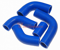 Комплект патрубков радиатора ГАЗ-3302  дв. 406 (5шт) силиконовые A-RUS