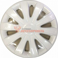 Колпак колесный 13 Карат  БЕЛЫЙ ( к-т 4 шт)