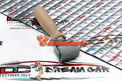 Ролик прикаточный 35 мм с деревянной ручкой Dreamcar