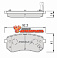 Тормозные колодки дисковые задние Hyundai i10/Kia Picanto Hankook FRIXA 